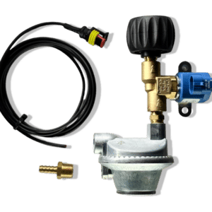 Peel Marine LPG Gas Regulator with 12v Shut Off Solenoid Valve